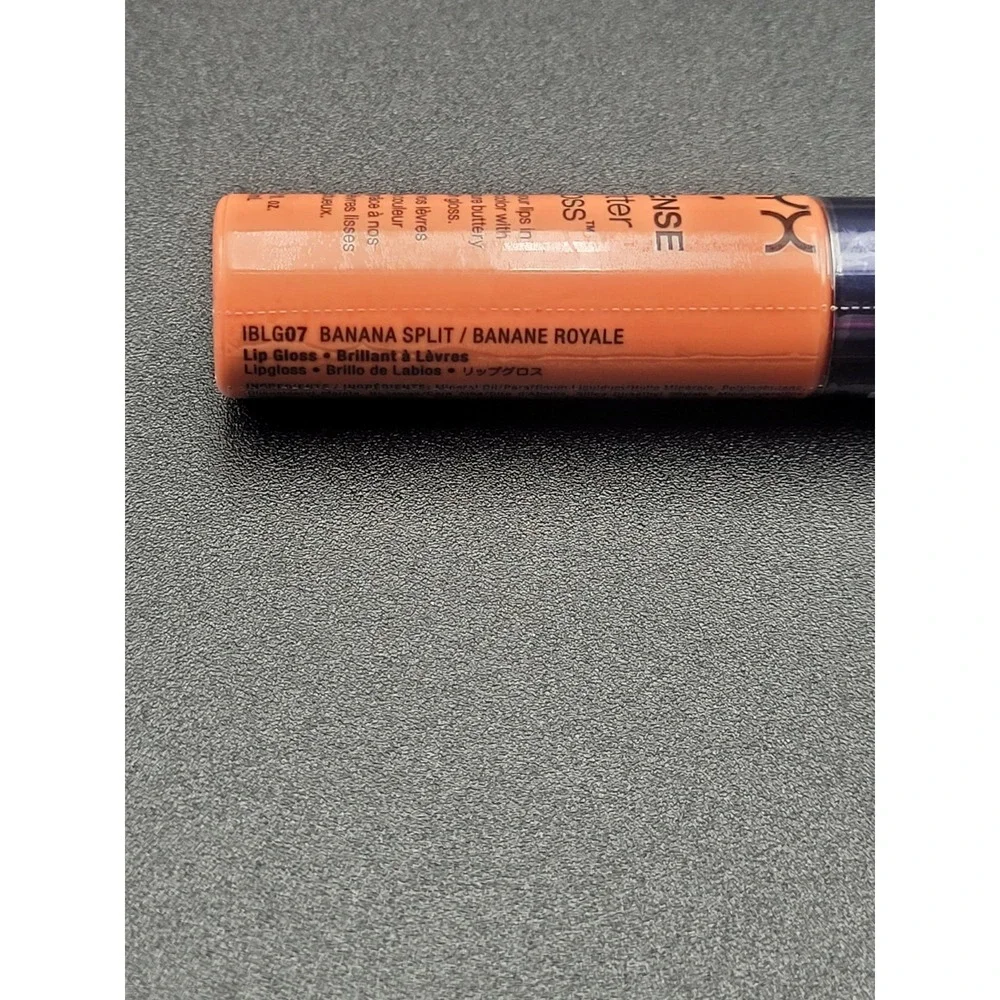 NYX Intense Butter Gloss ** BANANA SPLIT ** IBLG07 2 Pc Lot Brand New & Sealed